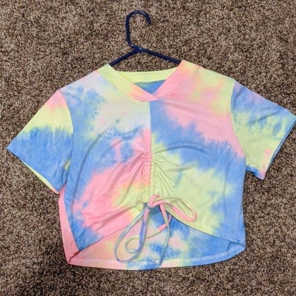 SHEIN Tops - Shein tie dye crop top size L
